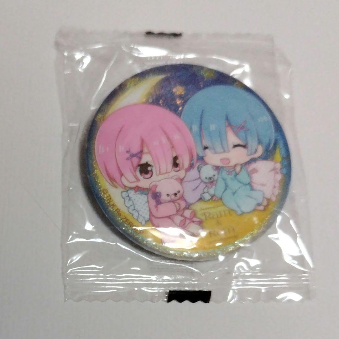 リゼロ ラム 缶バッジ グッズ-バッチ】Re：ゼロから始める異世界生活 グリッター缶